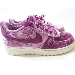 purple suede nike air force 1